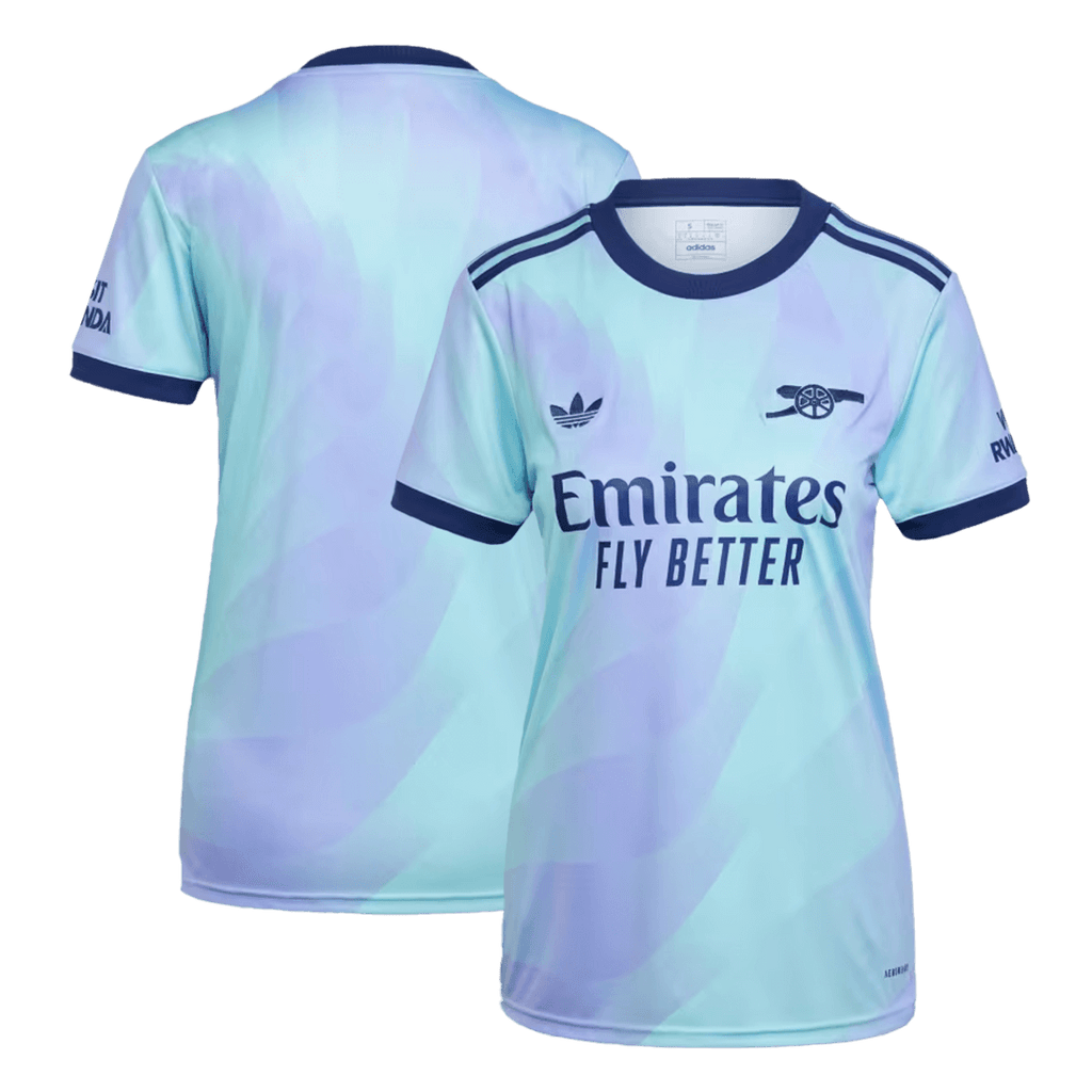 Camiseta de fútbol de visitante del Arsenal para mujer 2024/25