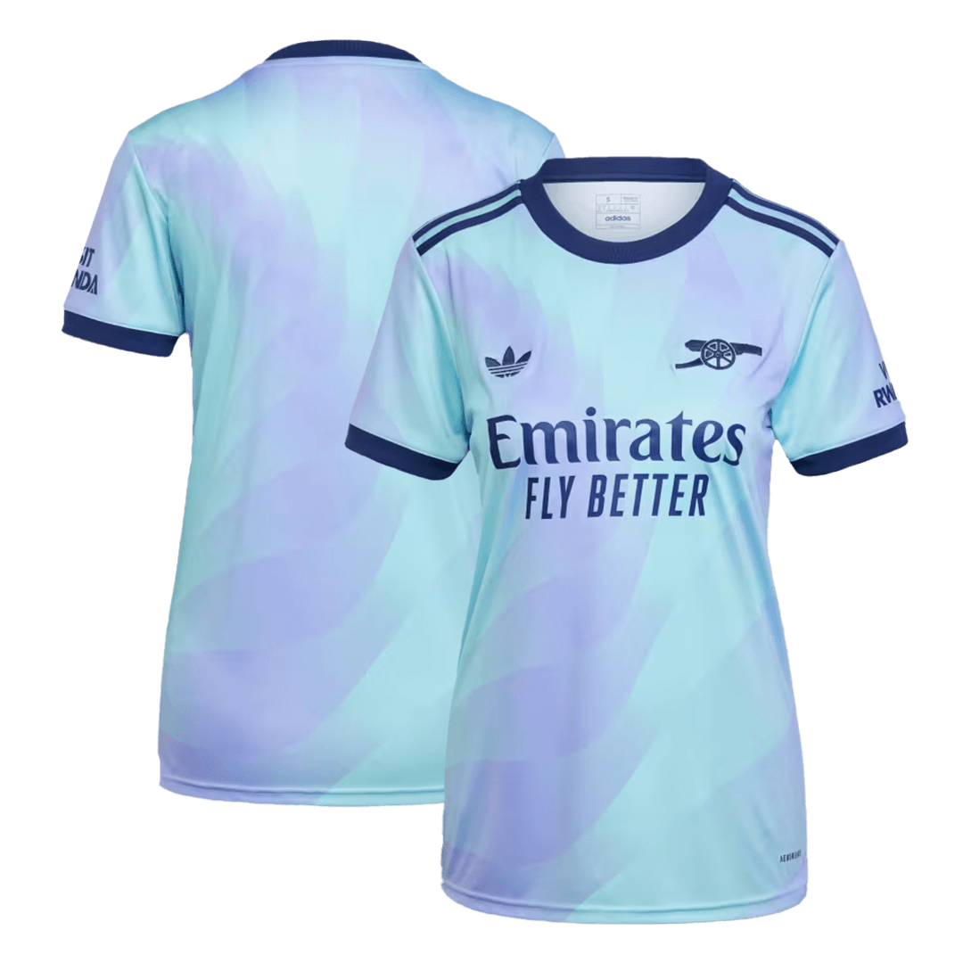 Camiseta de fútbol de visitante del Arsenal para mujer 2024/25
