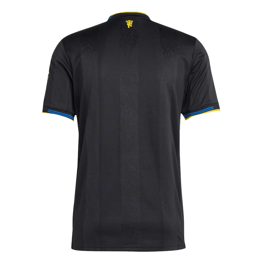 Soccer Kits Authentic Manchester United Third Away Soccer Jersey 2025/26 Black