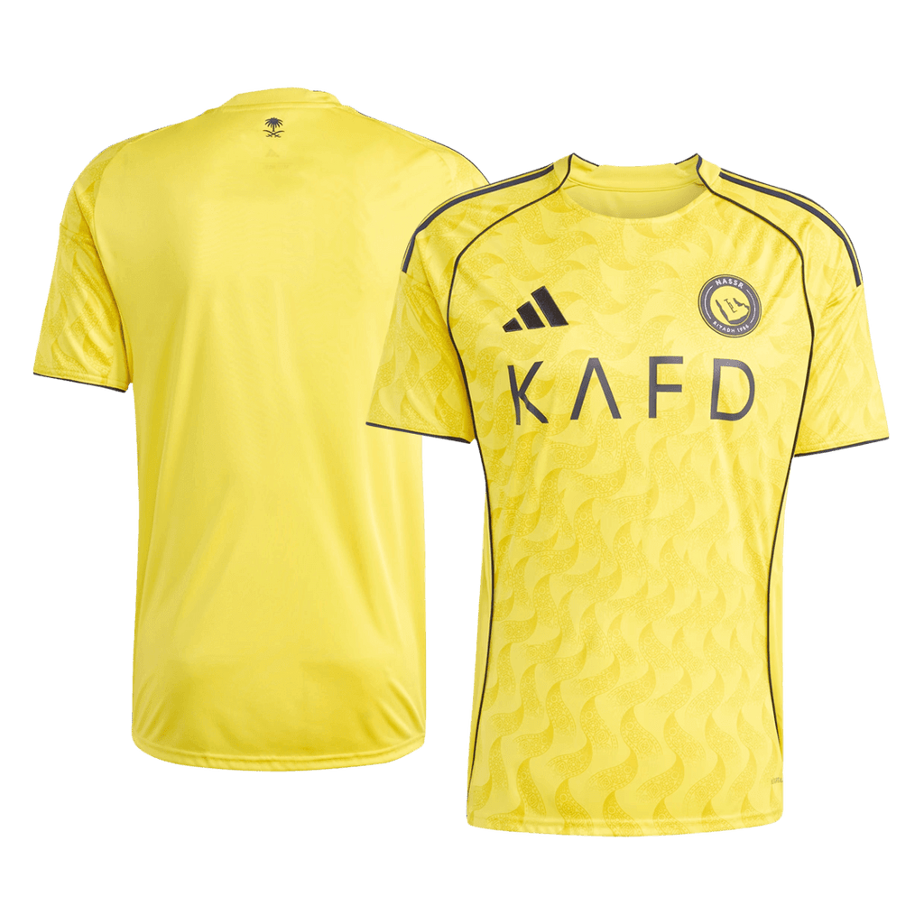 Soccer Kits Al Nassr Home Soccer Jersey 2025/26 Yellow