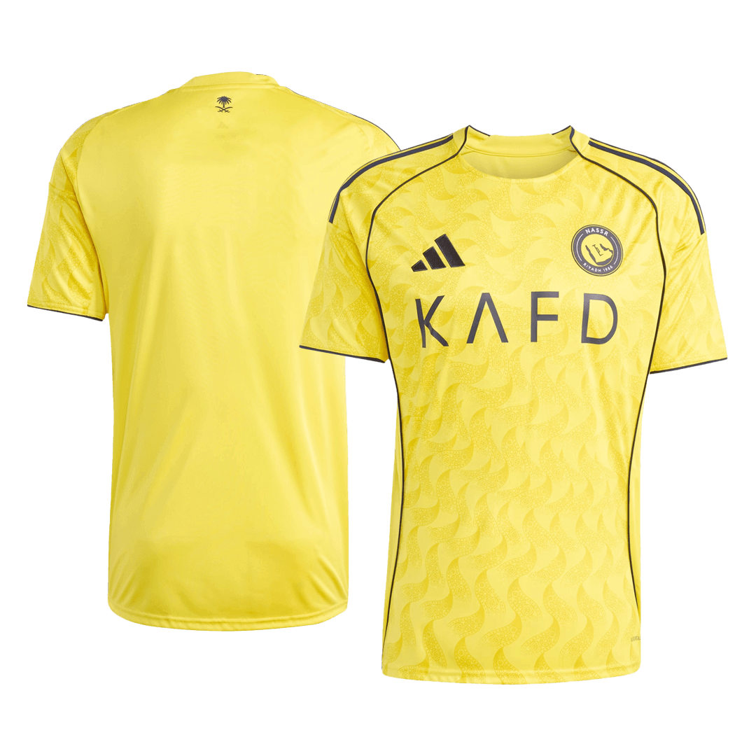 Soccer Kits Al Nassr Home Soccer Jersey 2025/26 Yellow