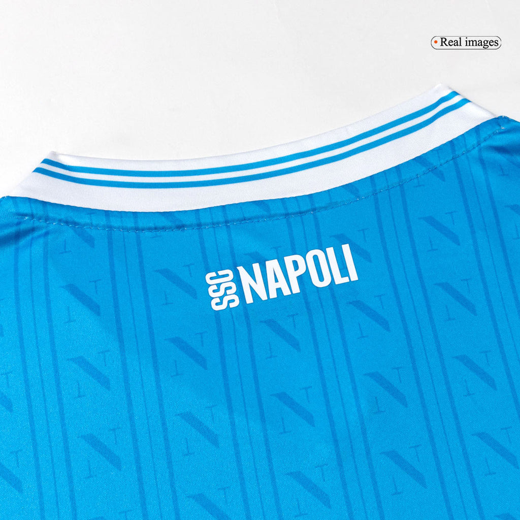 Soccer Kits DE BRUYNE #11 Napoli Home Soccer Jersey 2025/26 Blue