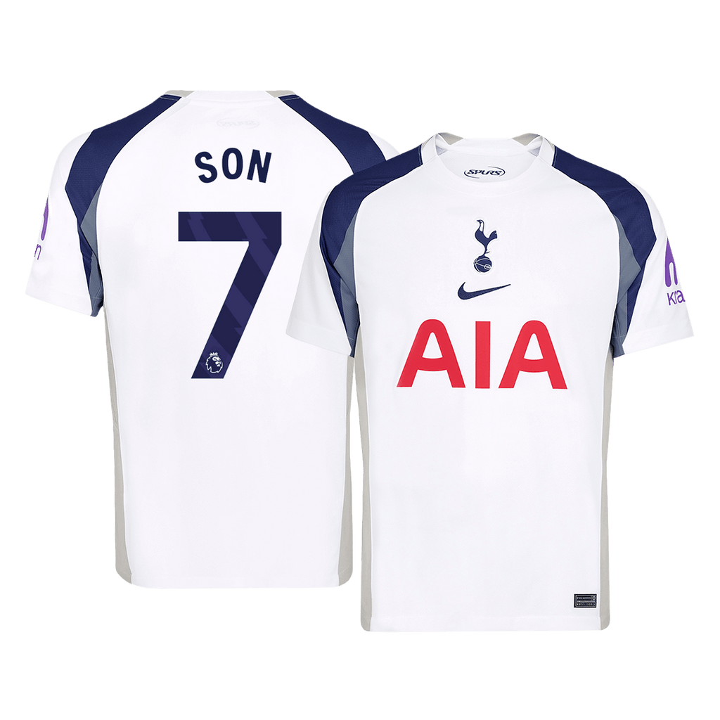 Kits de fútbol SON #7 Tottenham Hotspur Camiseta de fútbol local 2025/26 Blanco