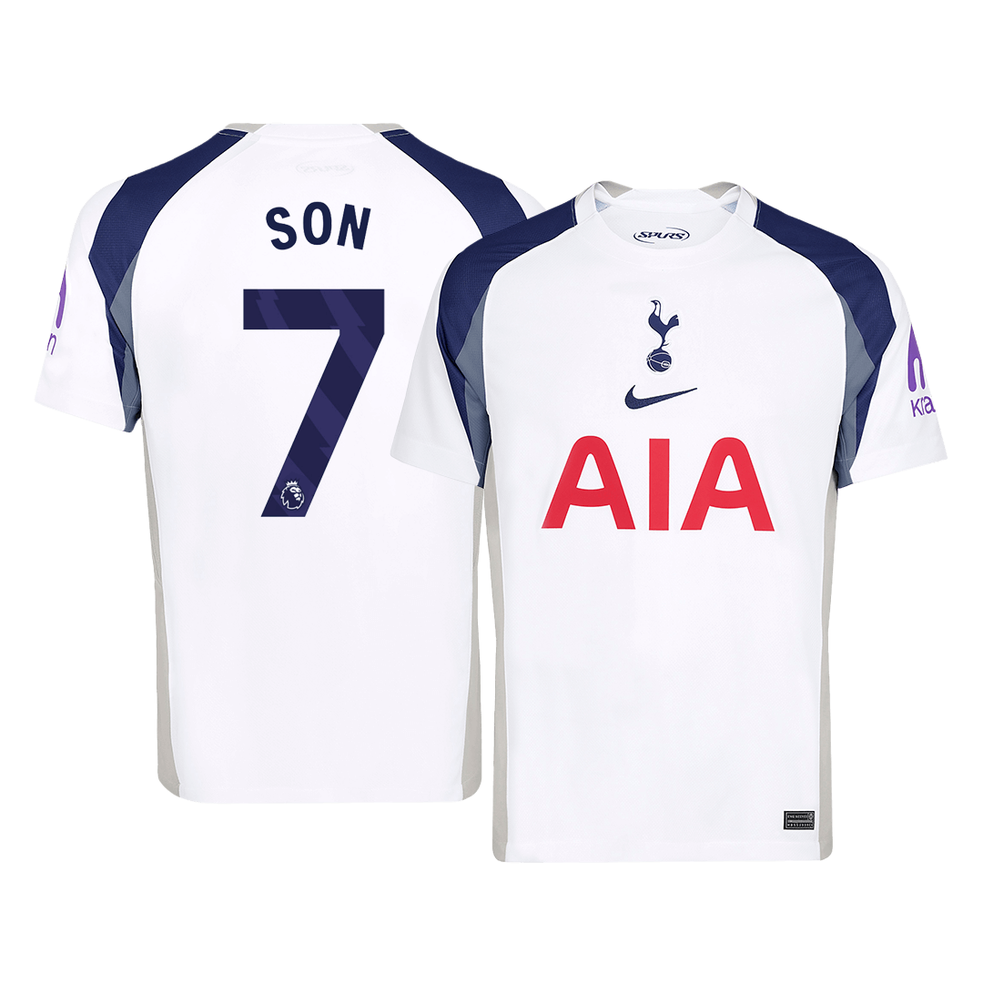 Kits de fútbol SON #7 Tottenham Hotspur Camiseta de fútbol local 2025/26 Blanco