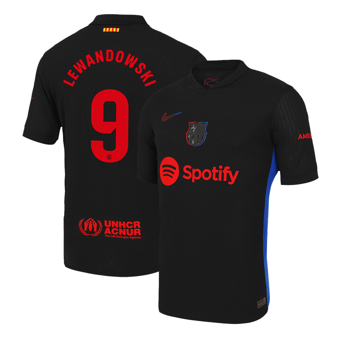 Soccer Kits Authentic LEWANDOWSKI #9 Barcelona Away Soccer Jersey 2024/25