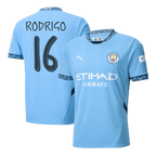 Camiseta de fútbol local RODRIGO #16 del Manchester City 2024/25 - UCL