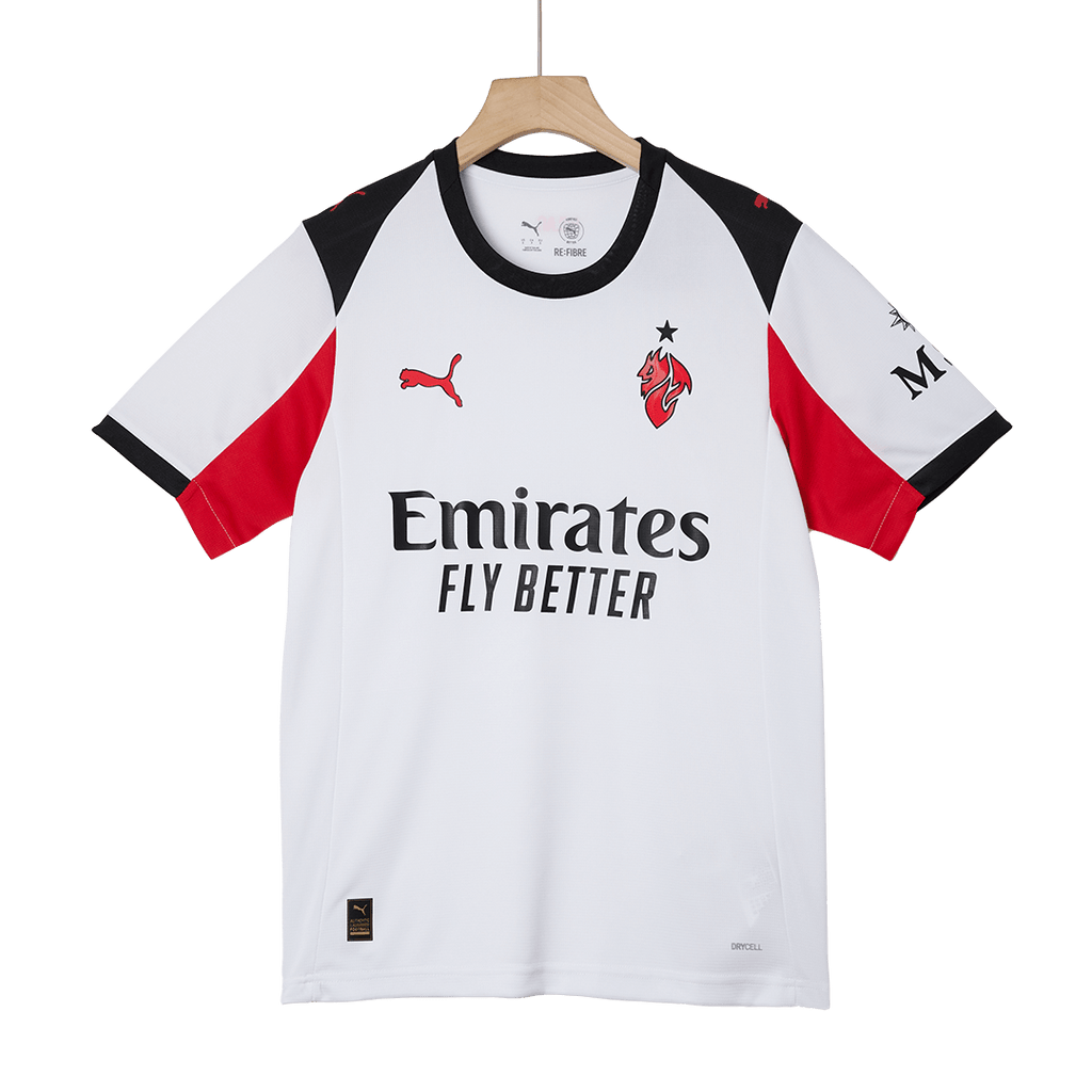 Maillot de football extérieur AC Milan MODRIĆ #14 2025/26 Blanc