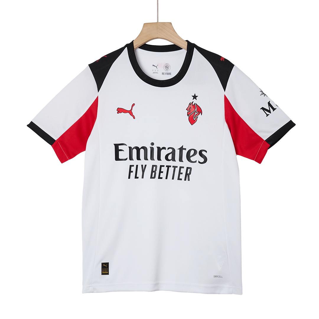 Maillot de football extérieur AC Milan MODRIĆ #14 2025/26 Blanc