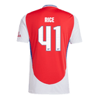 Maillot de football RICE #41 Arsenal Domicile 2024/25 Rouge - UCL