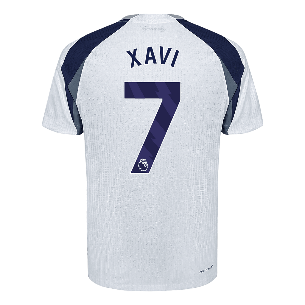 Soccer Kits XAVI #7 Authentic Tottenham Hotspur Home Soccer Jersey 2025/26 White