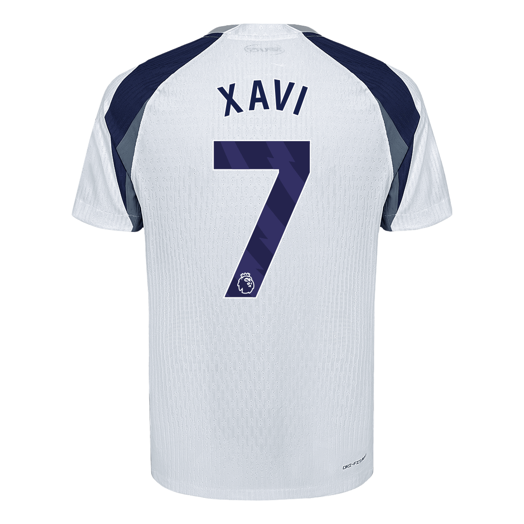 Soccer Kits XAVI #7 Authentic Tottenham Hotspur Home Soccer Jersey 2025/26 White