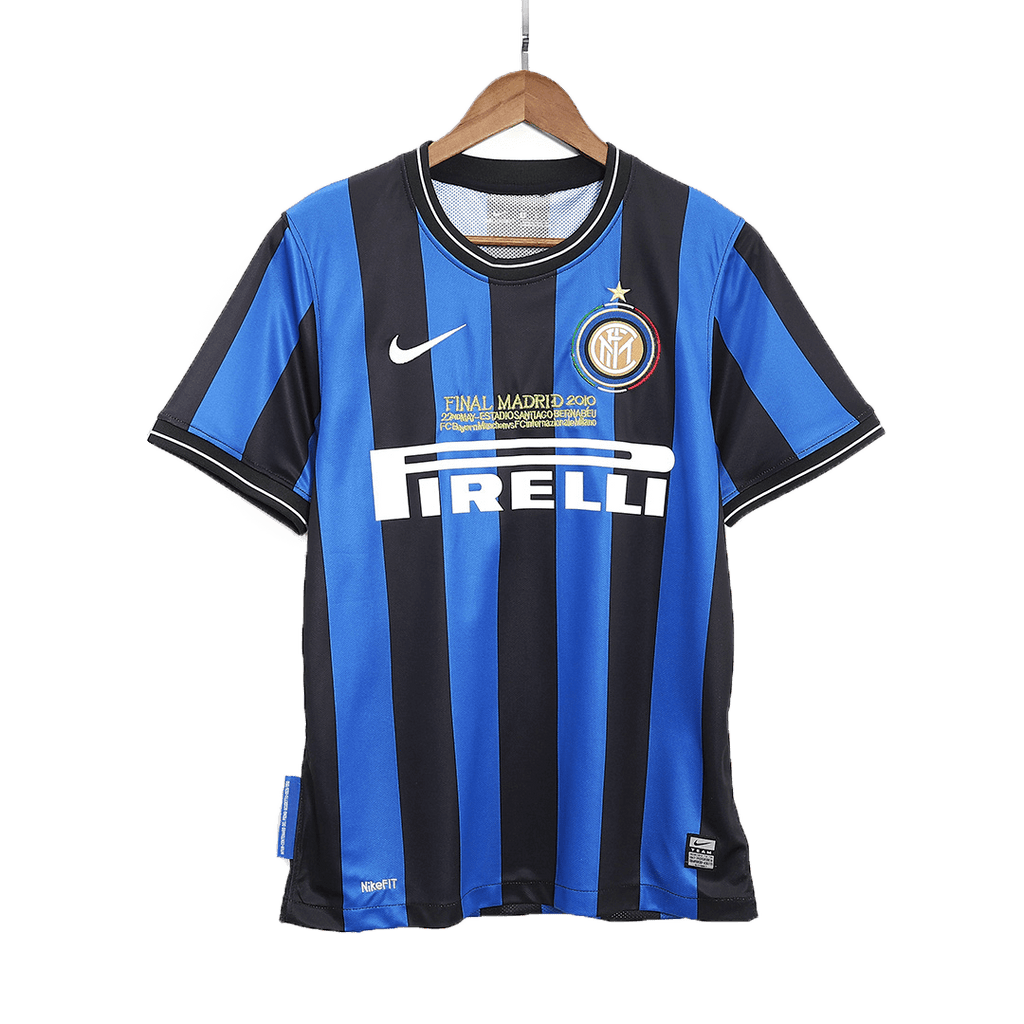 Camiseta de fútbol retro del Inter de Milán 2009/10 (final de la UCL)
