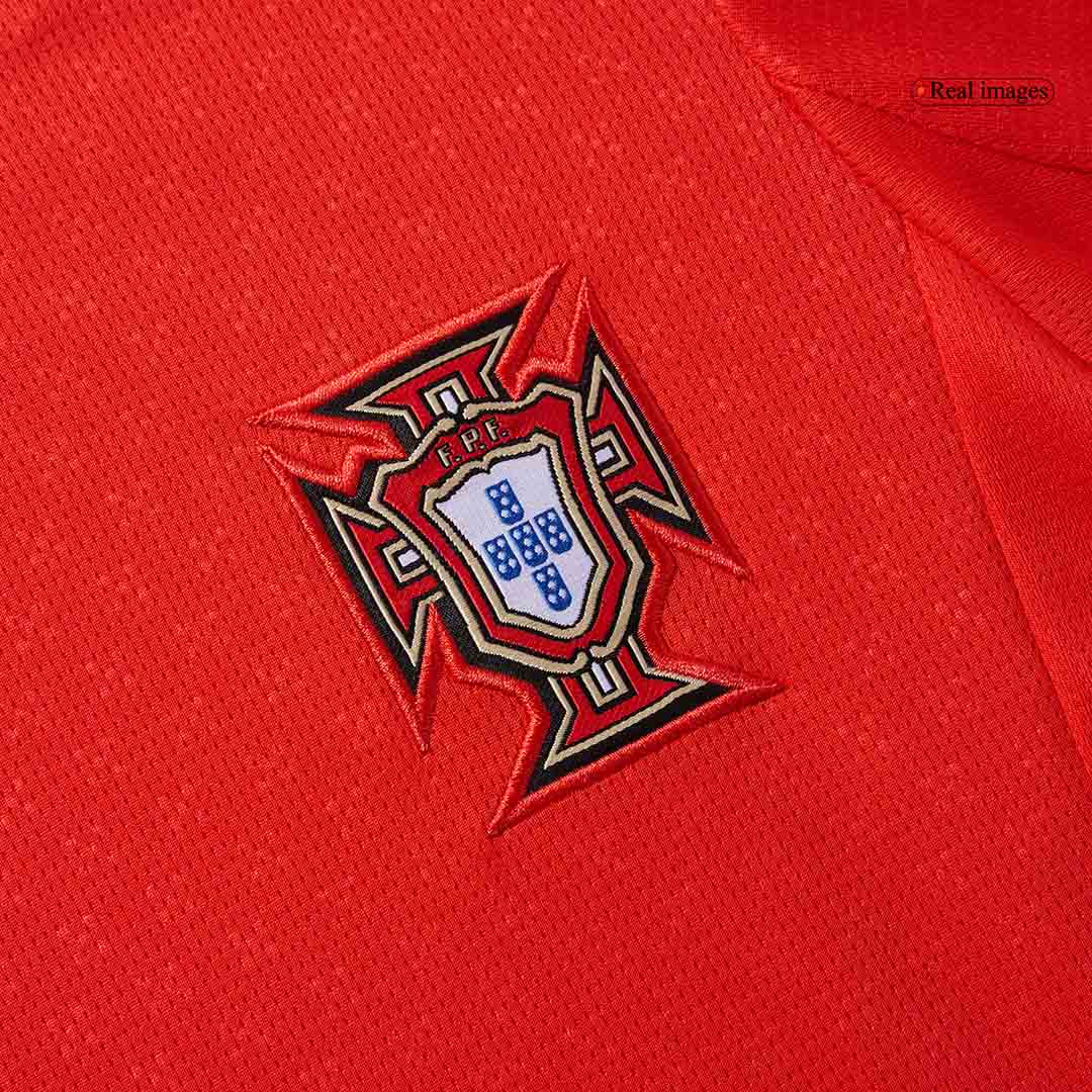 Kits de fútbol RONALDO #7 Camiseta de fútbol local de Portugal para mujer 2025 Rojo