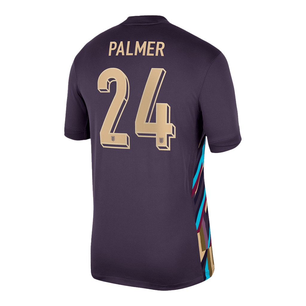 Kits de fútbol PALMER #24 Camiseta de fútbol de visitante de Inglaterra Eurocopa 2024
