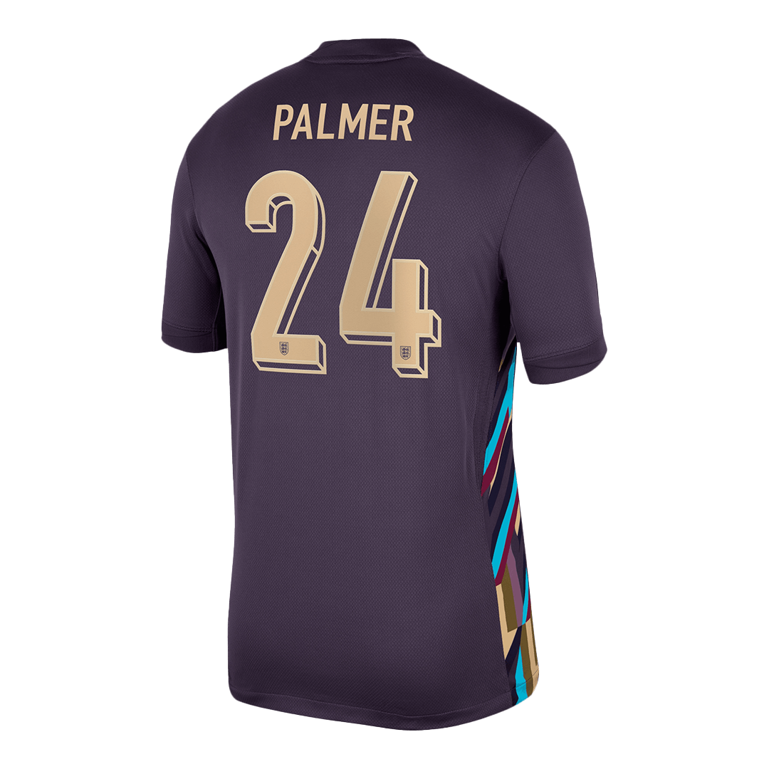 Kits de fútbol PALMER #24 Camiseta de fútbol de visitante de Inglaterra Eurocopa 2024