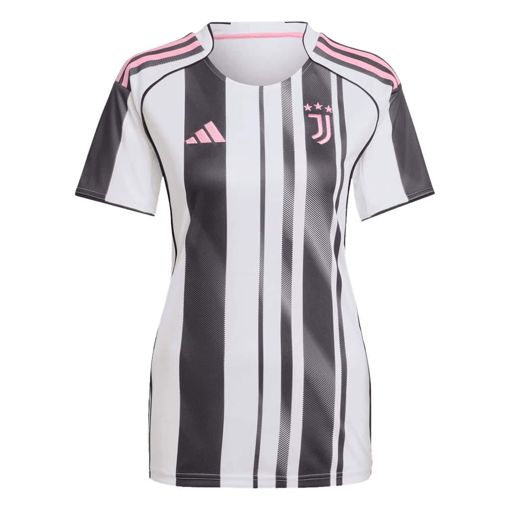 Soccer Kits Women's Juventus Home Soccer Jersey 2025/26 Black&White