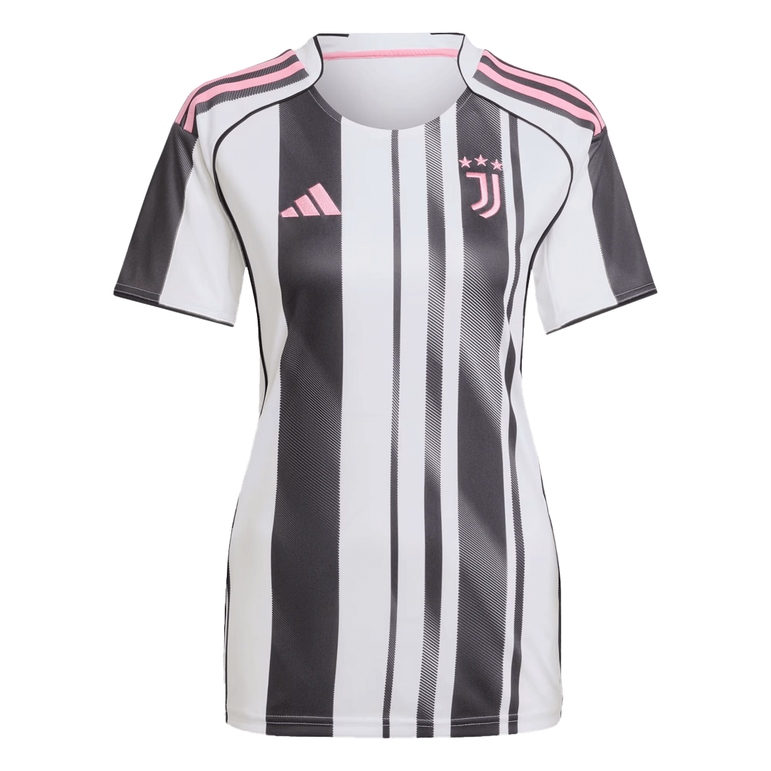 Soccer Kits Women's Juventus Home Soccer Jersey 2025/26 Black&White