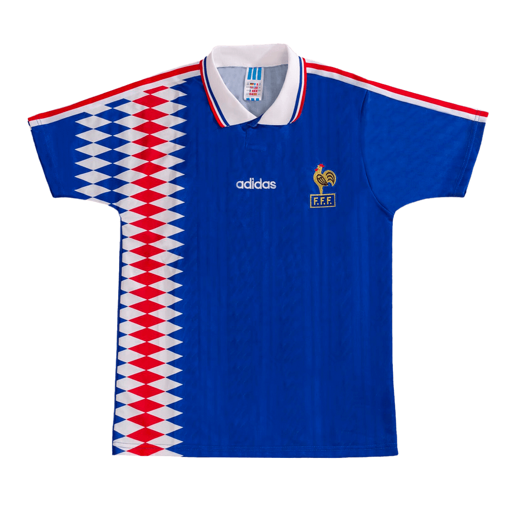 Camiseta de fútbol retro de Francia de 1994