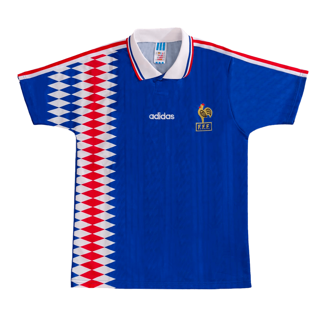 Camiseta de fútbol retro de Francia de 1994