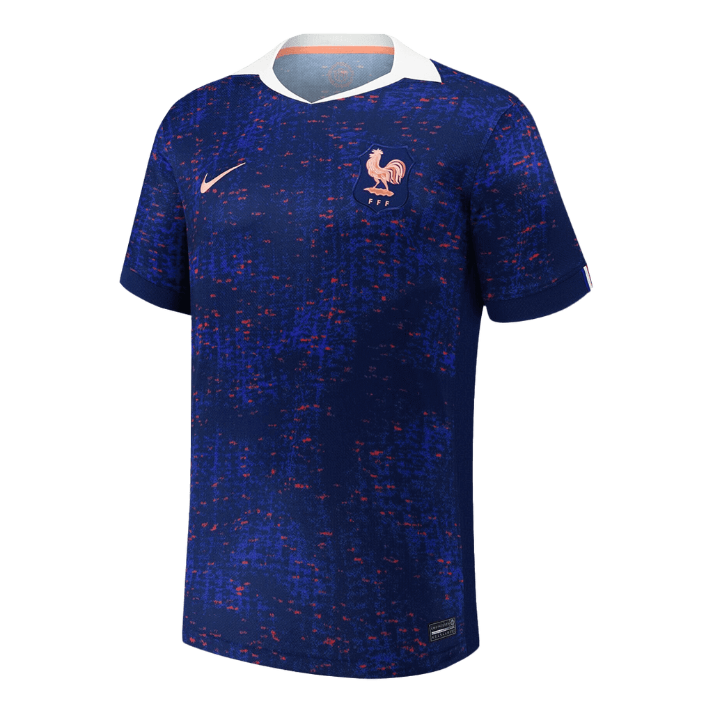 Maillot de foot domicile France 2025 Bleu - Euro féminin