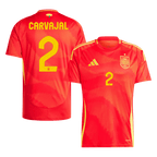 Soccer Kits CARVAJAL #2 Spain Home Soccer Jersey Euro 2024