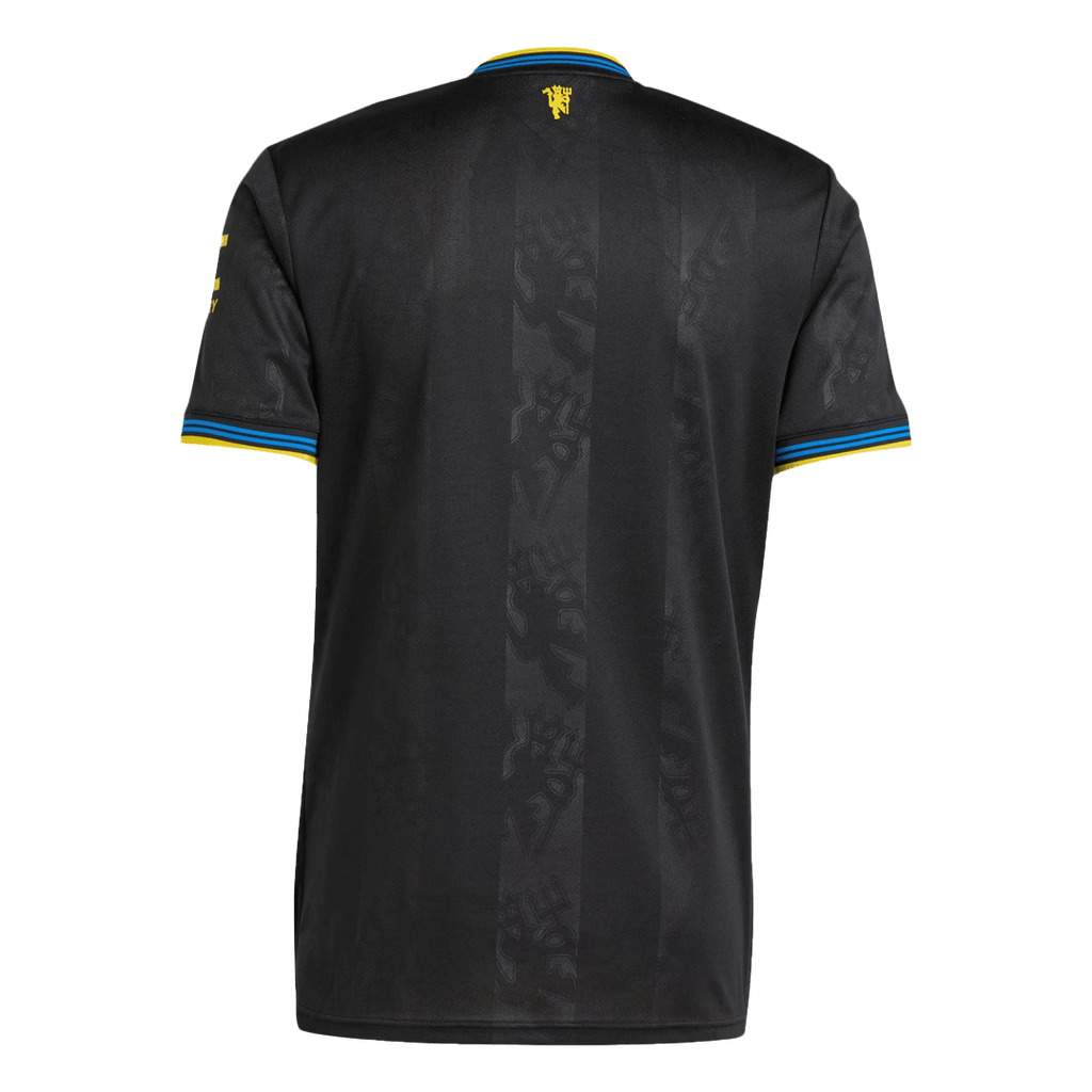 Maillot de football Manchester United Third Extérieur 2025/26 Noir