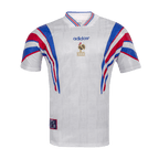 Camiseta de fútbol retro de visitante de Francia 1996