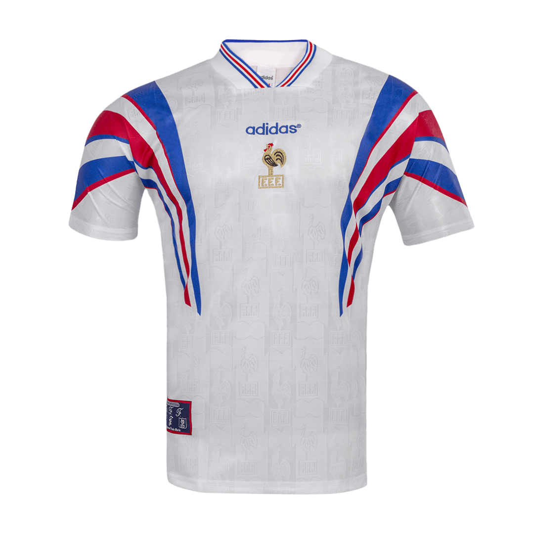 Maillot de football rétro extérieur France 1996