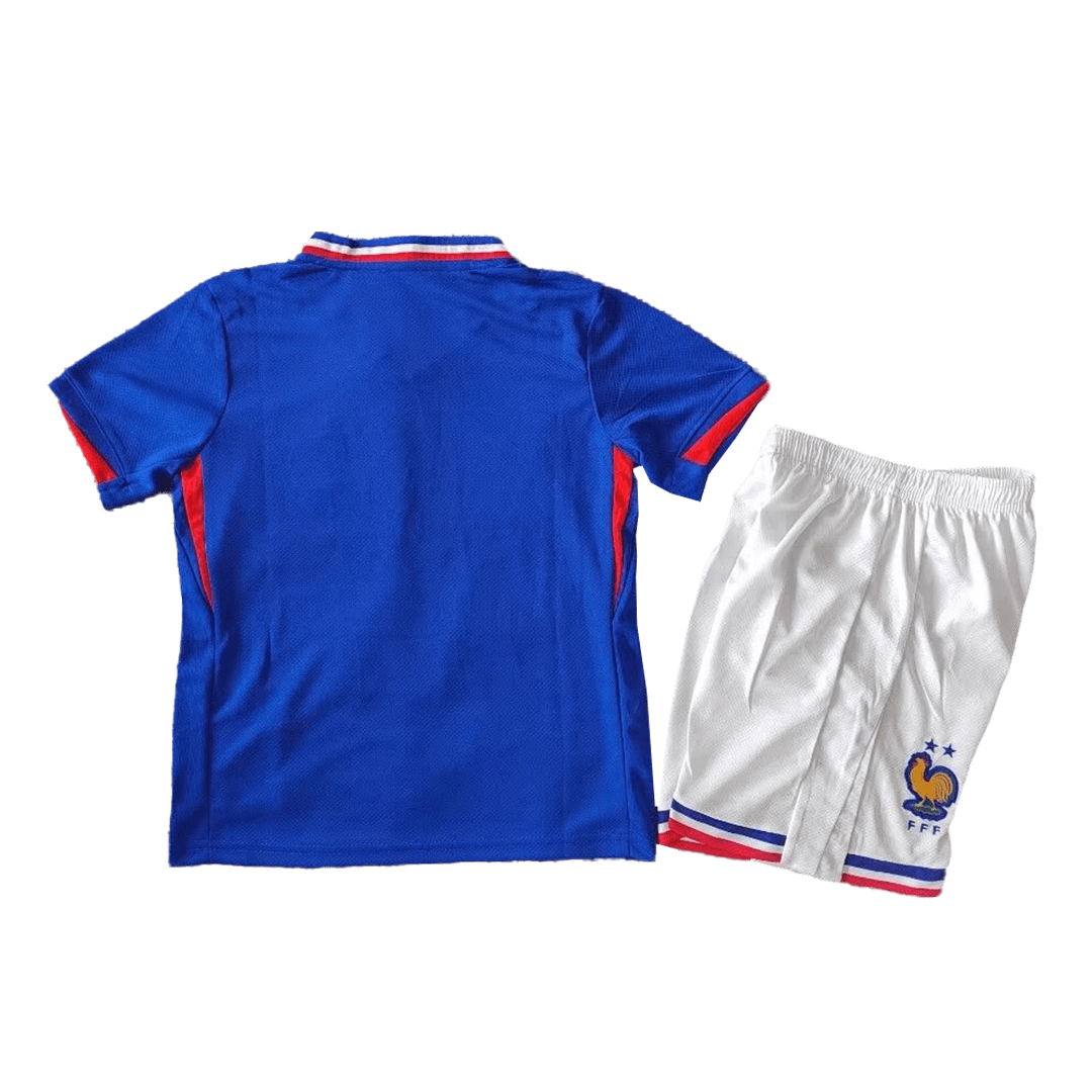 Maillot de foot domicile France Enfant (Maillot + Short + Chaussettes) Euro 2024
