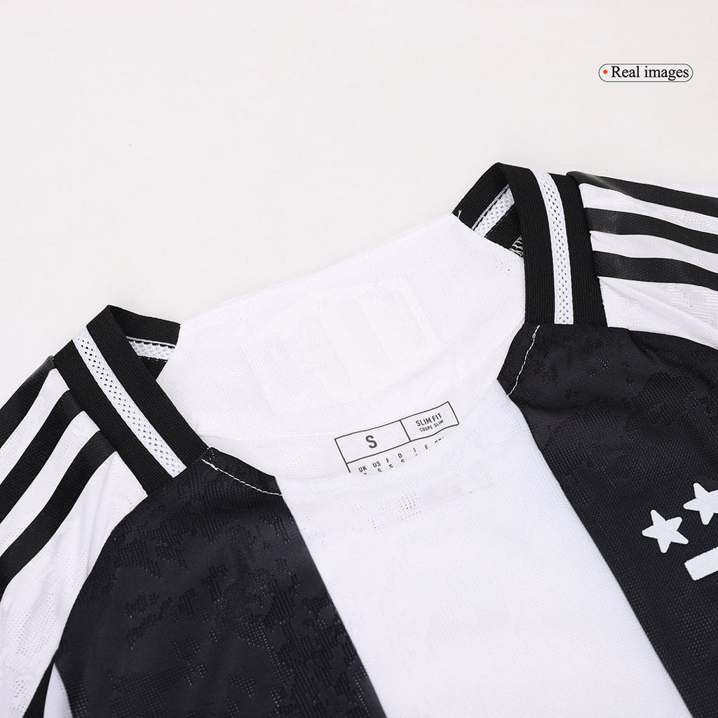 Soccer Kits Authentic YILDIZ #10 Juventus Home Soccer Jersey 2024/25 - Save The Children Sponsor