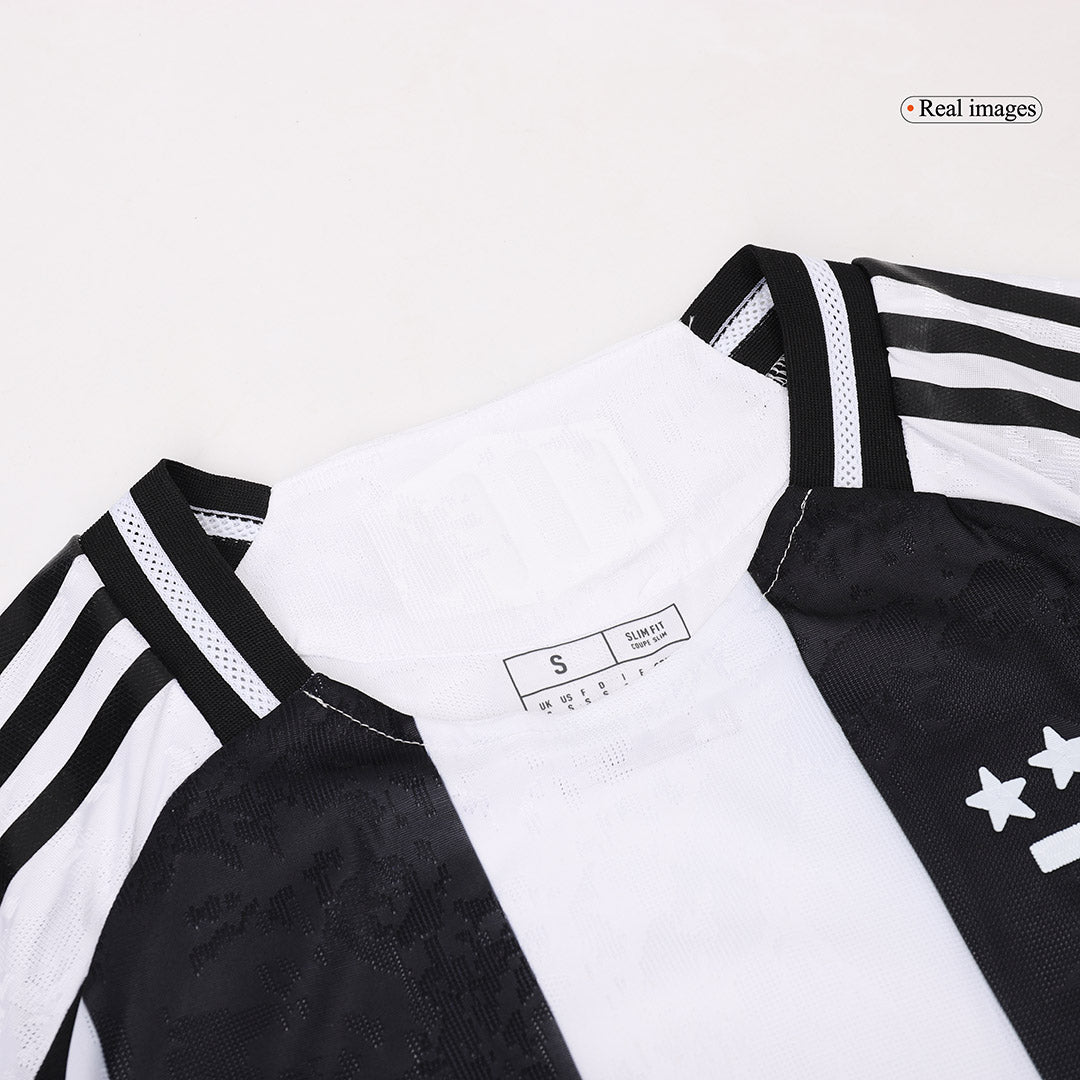 Soccer Kits Authentic YILDIZ #10 Juventus Home Soccer Jersey 2024/25 - Save The Children Sponsor