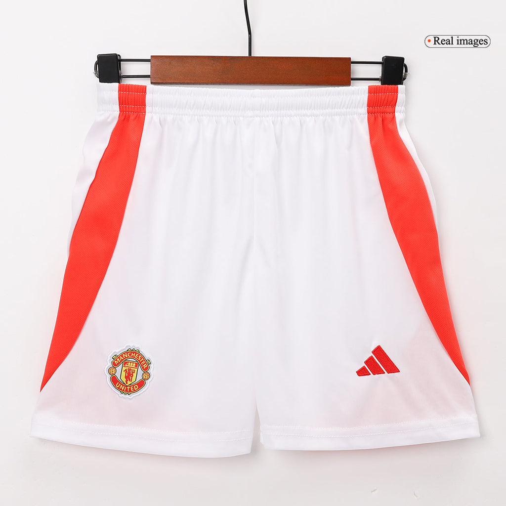 Camiseta de fútbol local del Manchester United para niños (camiseta y pantalón corto) 2024/25