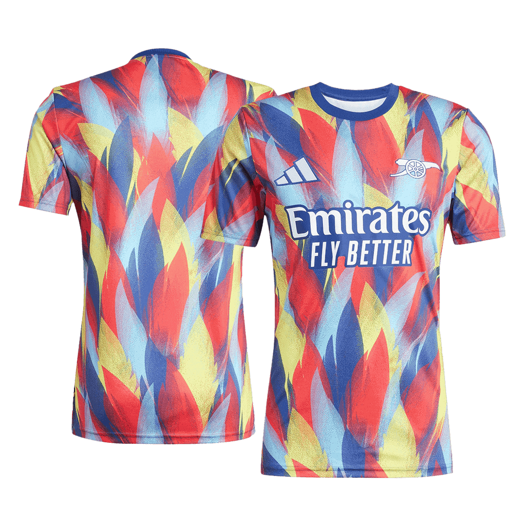 Soccer Kits Arsenal Pre-Match Soccer Jersey 2025/26 Colorful