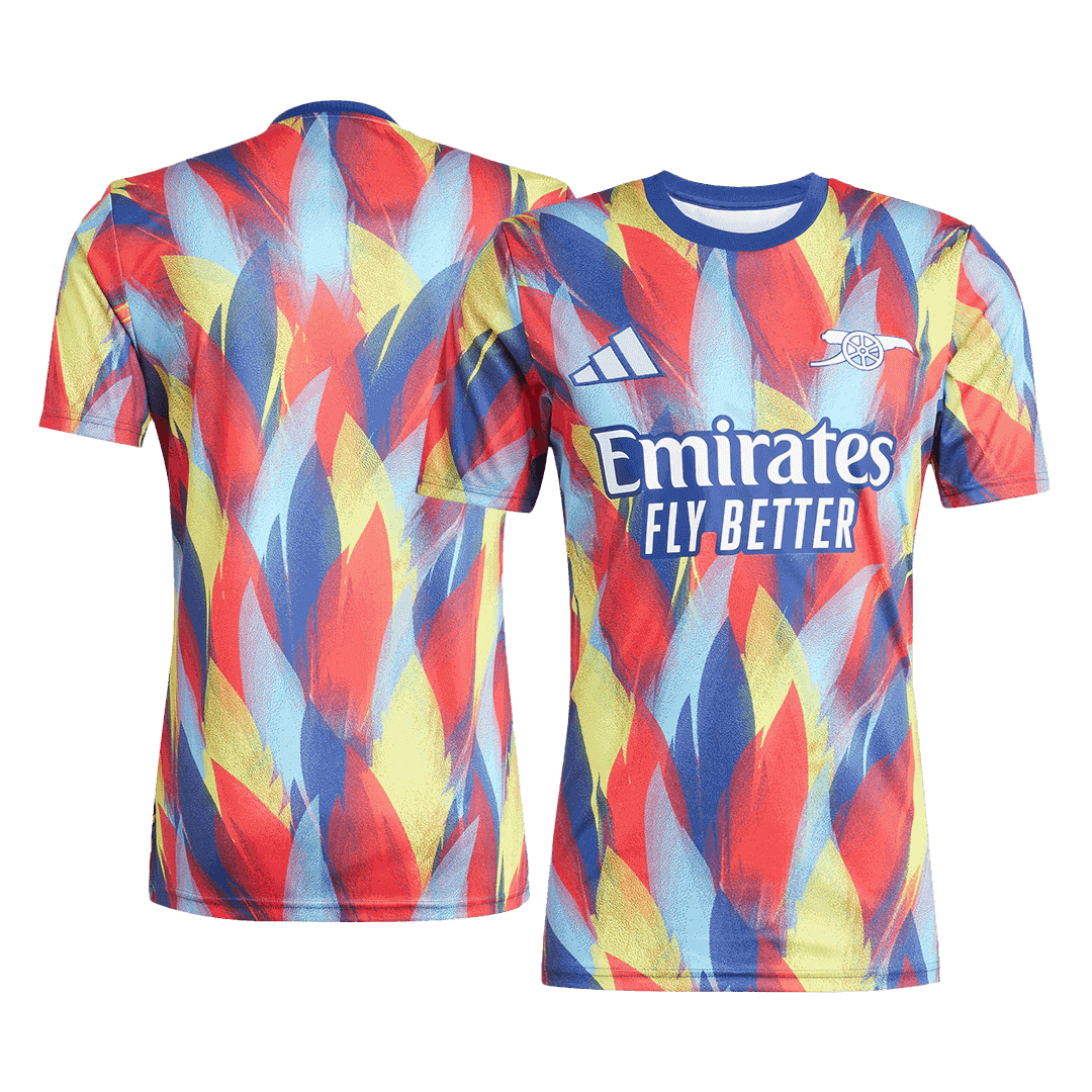 Soccer Kits Arsenal Pre-Match Soccer Jersey 2025/26 Colorful