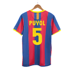 Kits de fútbol Retro PUYOL #5 2010/11 Barcelona camiseta de fútbol local