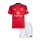 Maillot de football Manchester United Domicile Enfant (Maillot + Short) 2025/26 Rouge