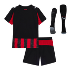 Maillot de football domicile AC Milan pour enfant (maillot, short, chaussettes) 2025/26 rouge et noir