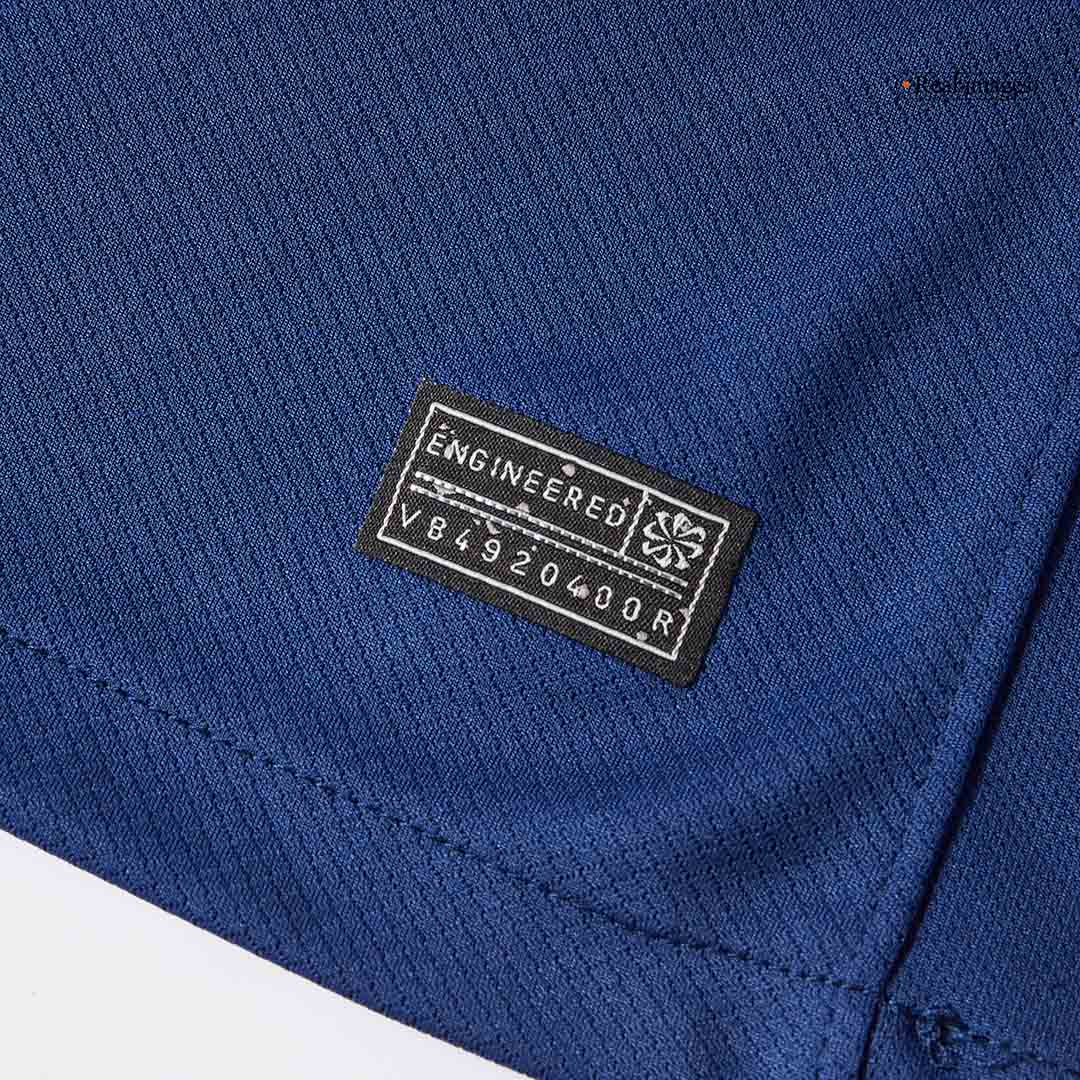 Camiseta de fútbol de manga larga de visitante del PSG 2024/25 azul marino