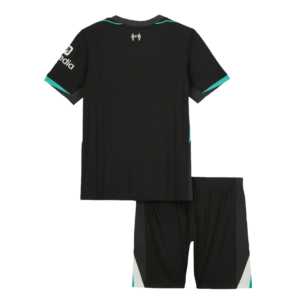 Camiseta de visitante del Liverpool para niños (camiseta y pantalón corto) 2024/25 