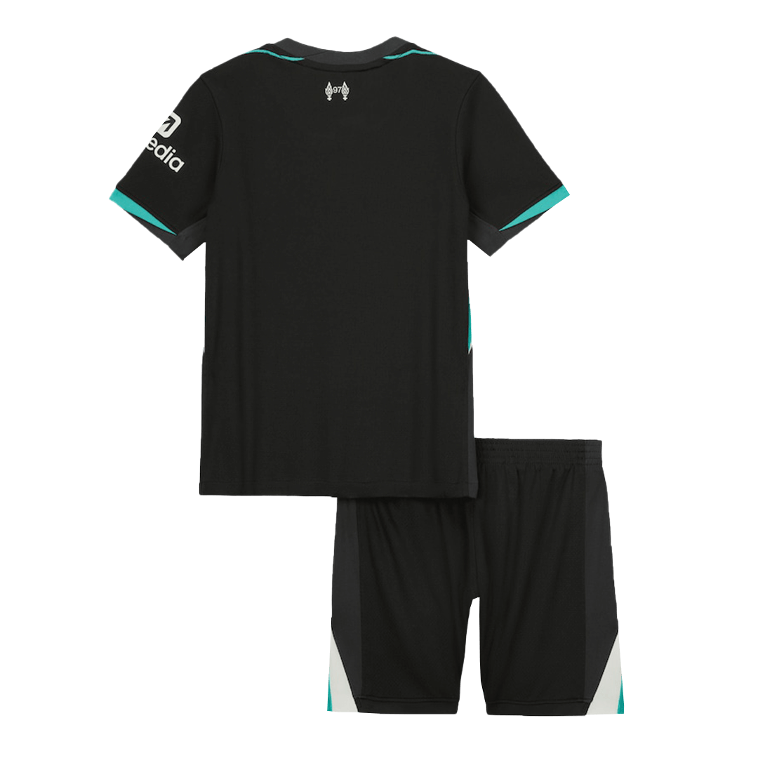 Camiseta de visitante del Liverpool para niños (camiseta y pantalón corto) 2024/25 