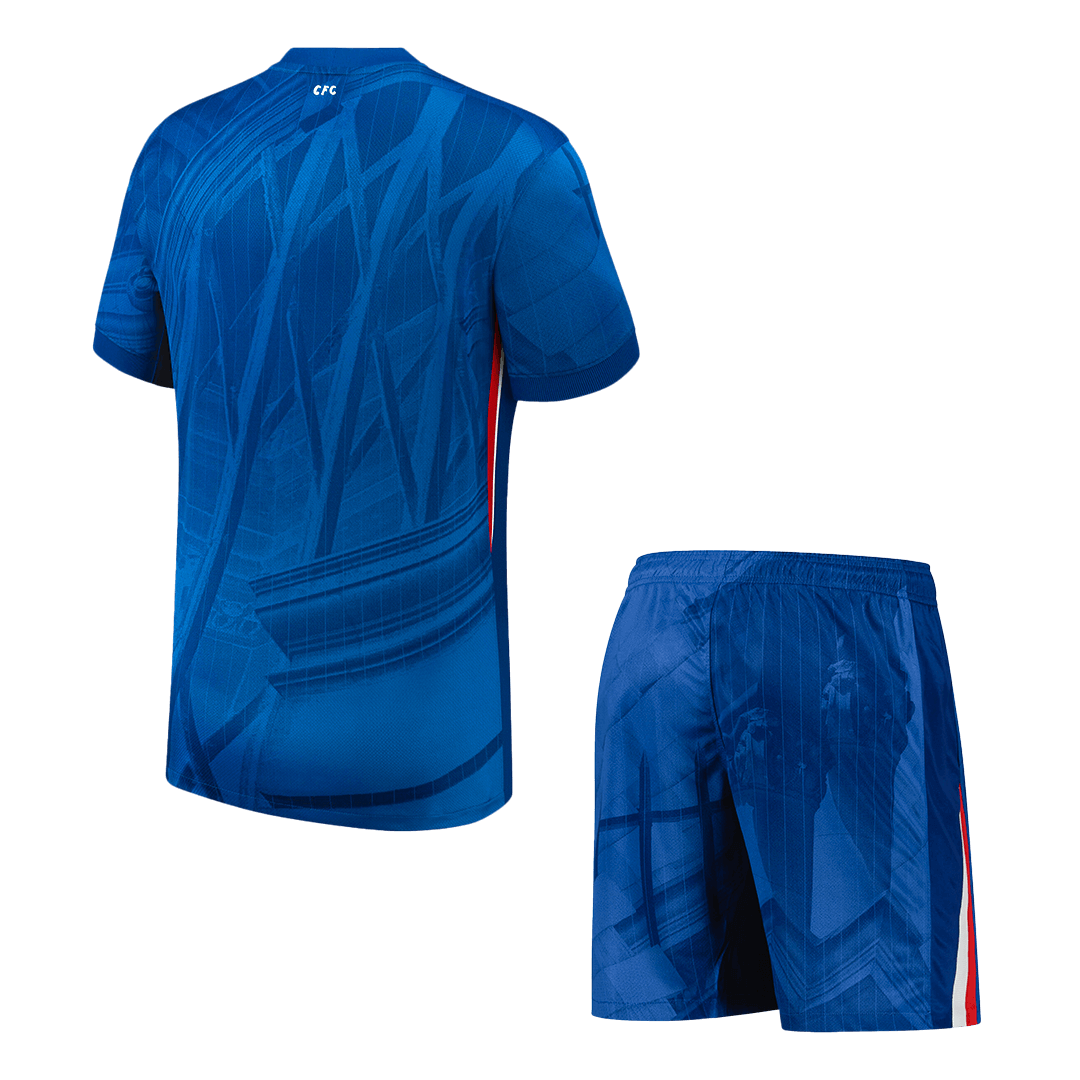Soccer Kits Chelsea Home Soccer Jersey Kit(Jersey+Shorts) 2025/26 Blue