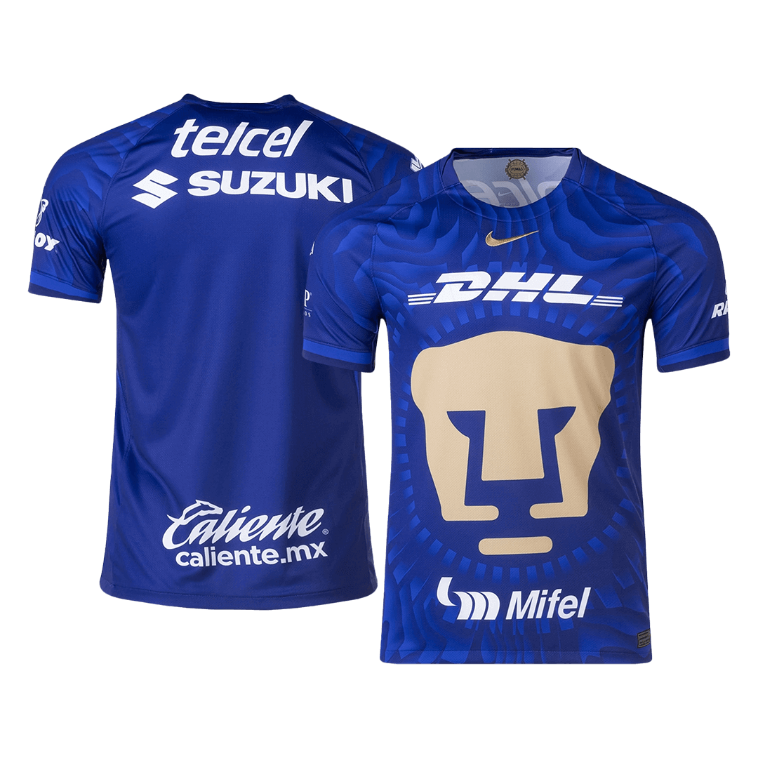 Kits de fútbol Pumas UNAM Camiseta de fútbol visitante 2025/26 Azul