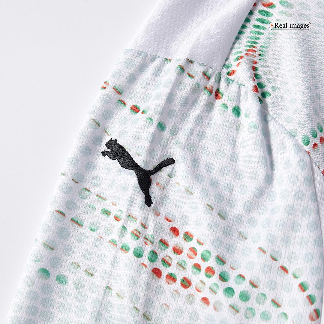 Camiseta de fútbol de Portugal de manga larga para visitante 2025, blanca