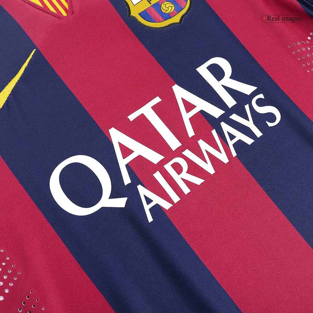 Kits de fútbol Retro SUÁREZ #9 2014/15 Camiseta de fútbol local de Barcelona