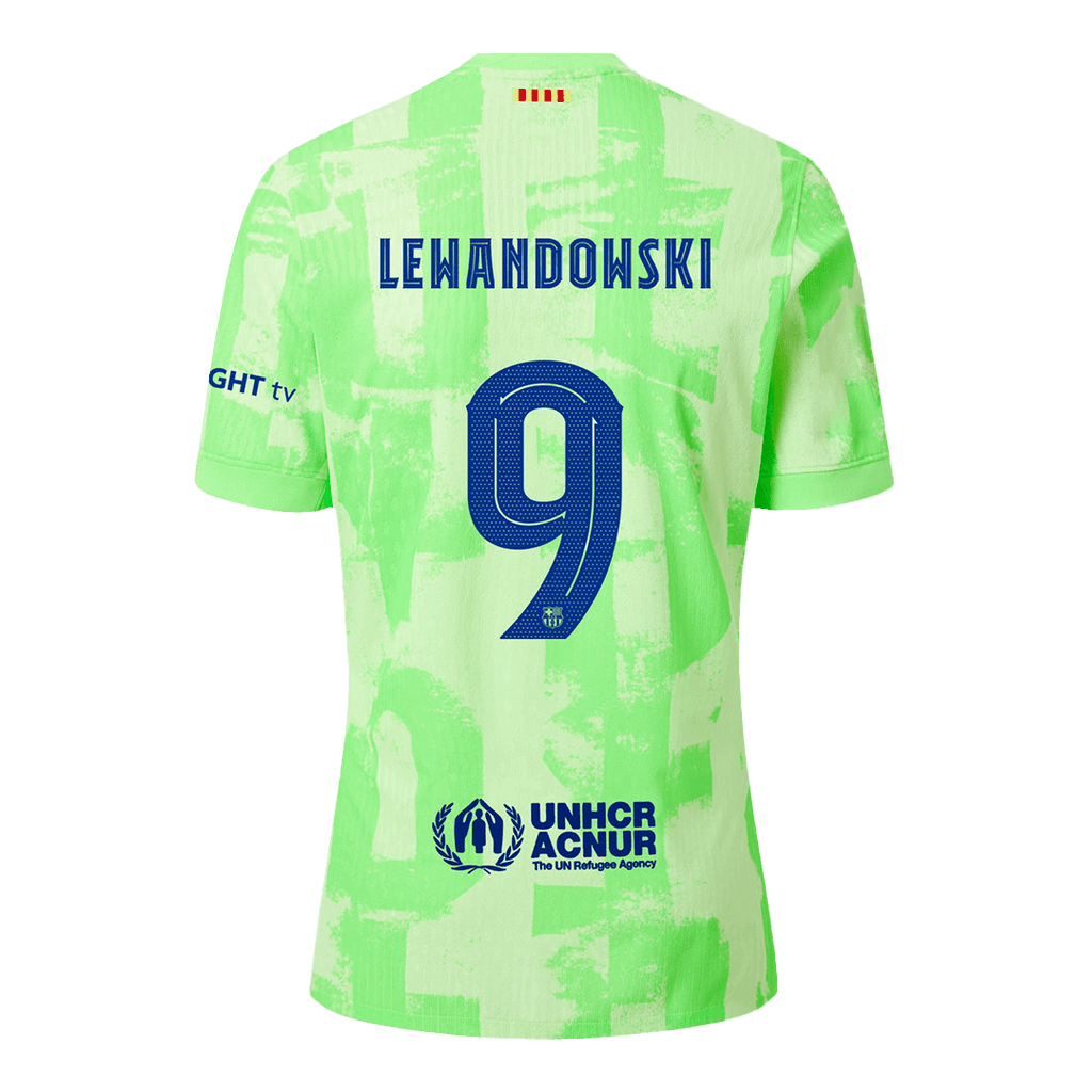 Soccer Kits Authentic LEWANDOWSKI #9 Barcelona Third Away Soccer Jersey 2024/25 - UCL
