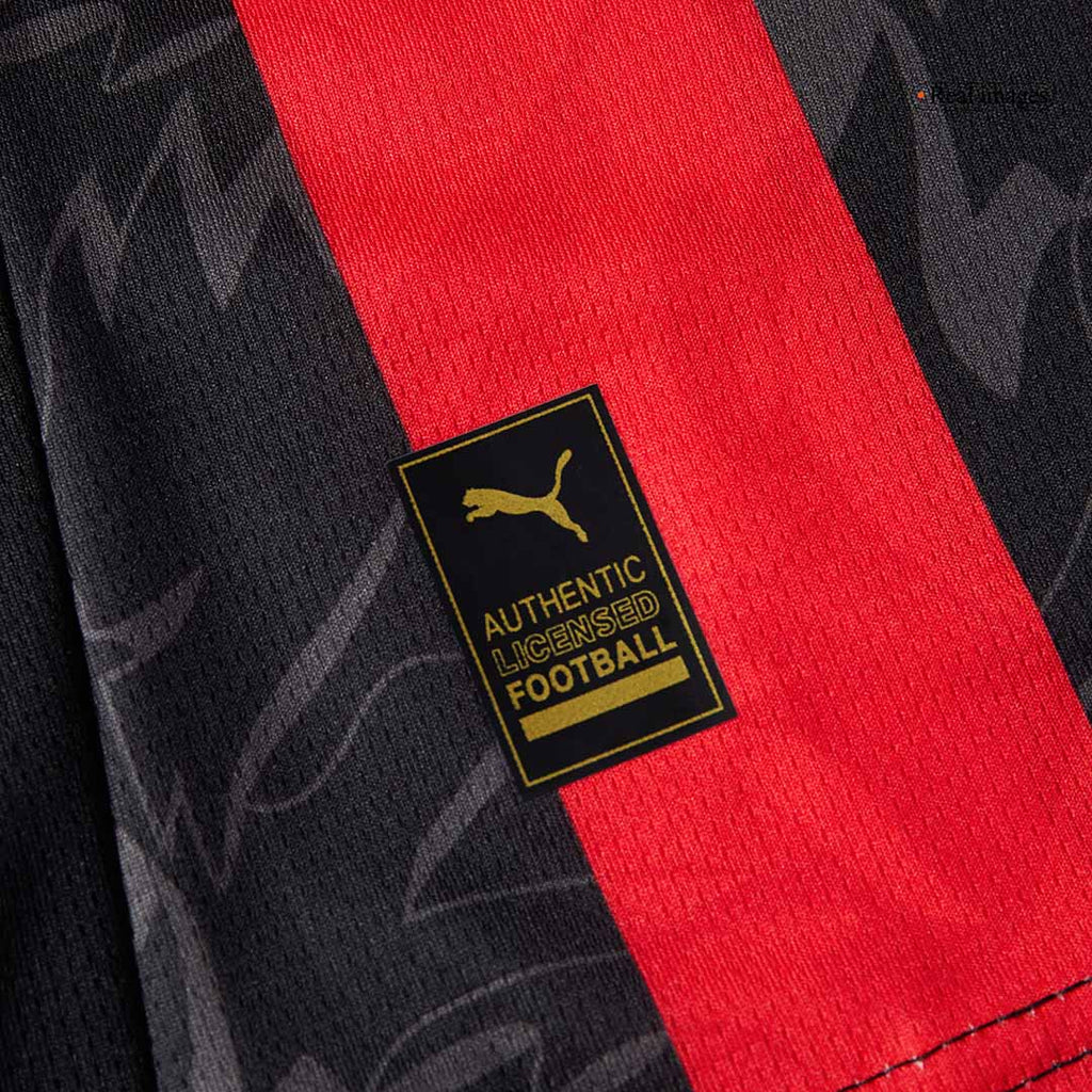 Soccer Kits AC Milan Home Soccer Jersey Kit(Jersey+Shorts+Socks) 2025/26