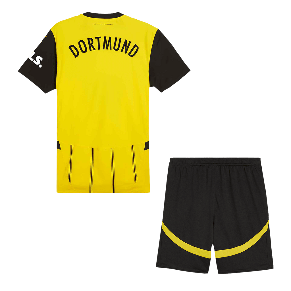 Soccer Kits Borussia Dortmund Home Soccer Jersey Kit(Jersey+Shorts) 2024/25