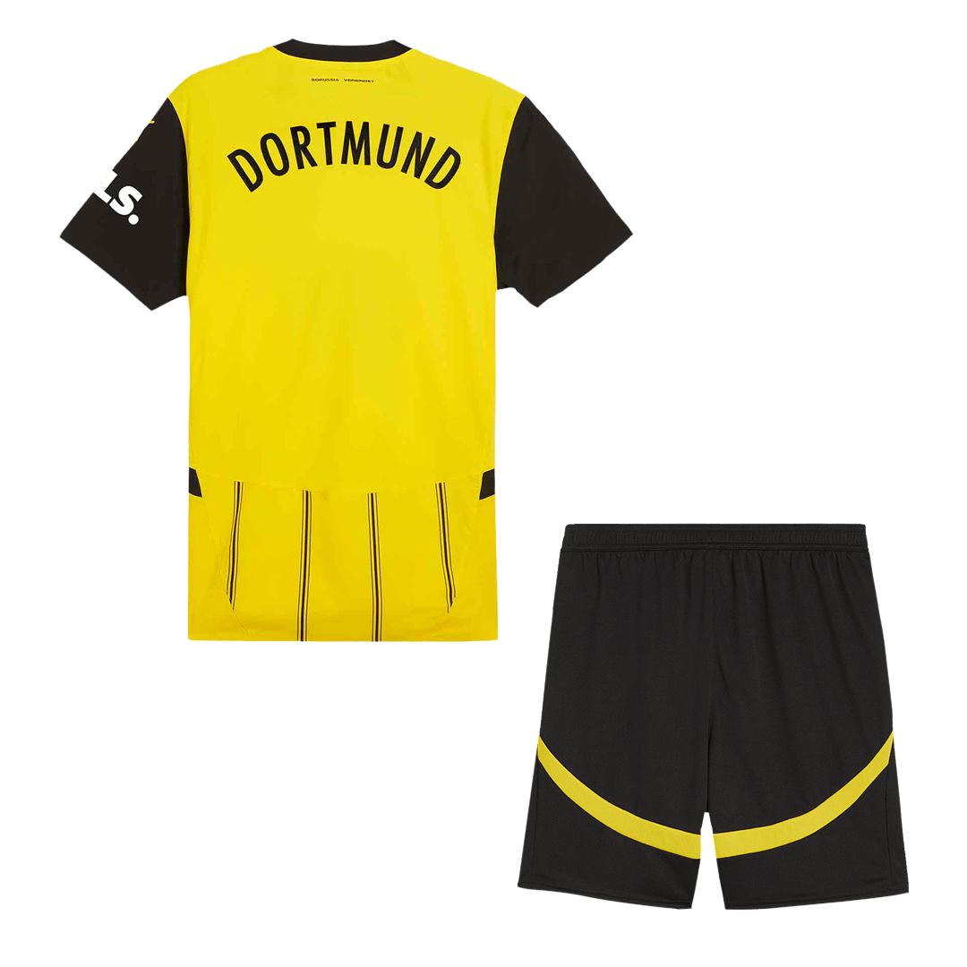 Soccer Kits Borussia Dortmund Home Soccer Jersey Kit(Jersey+Shorts) 2024/25