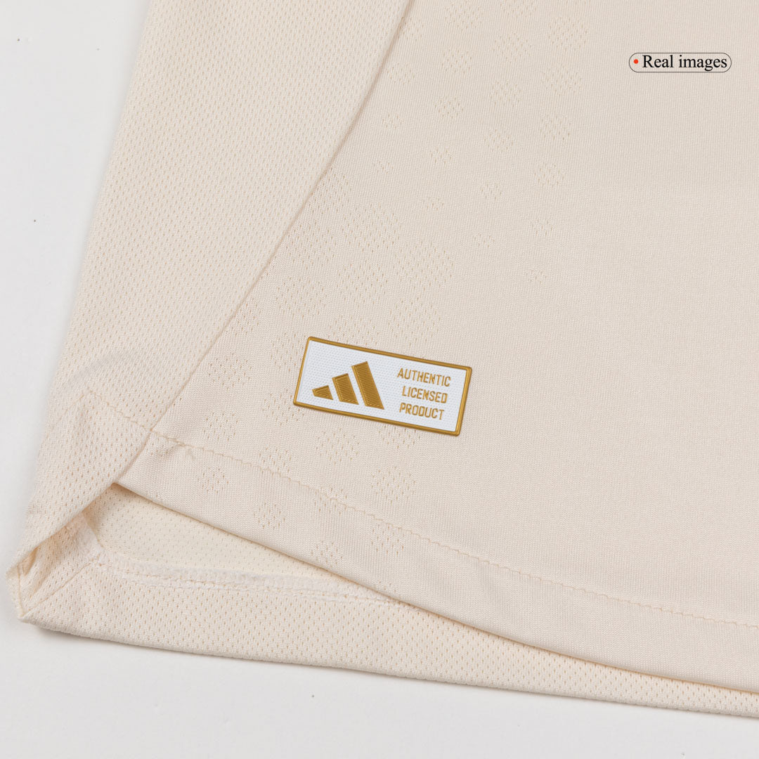 Maillot de football extérieur authentique de Liverpool ISAK #9, blanc, 25/26