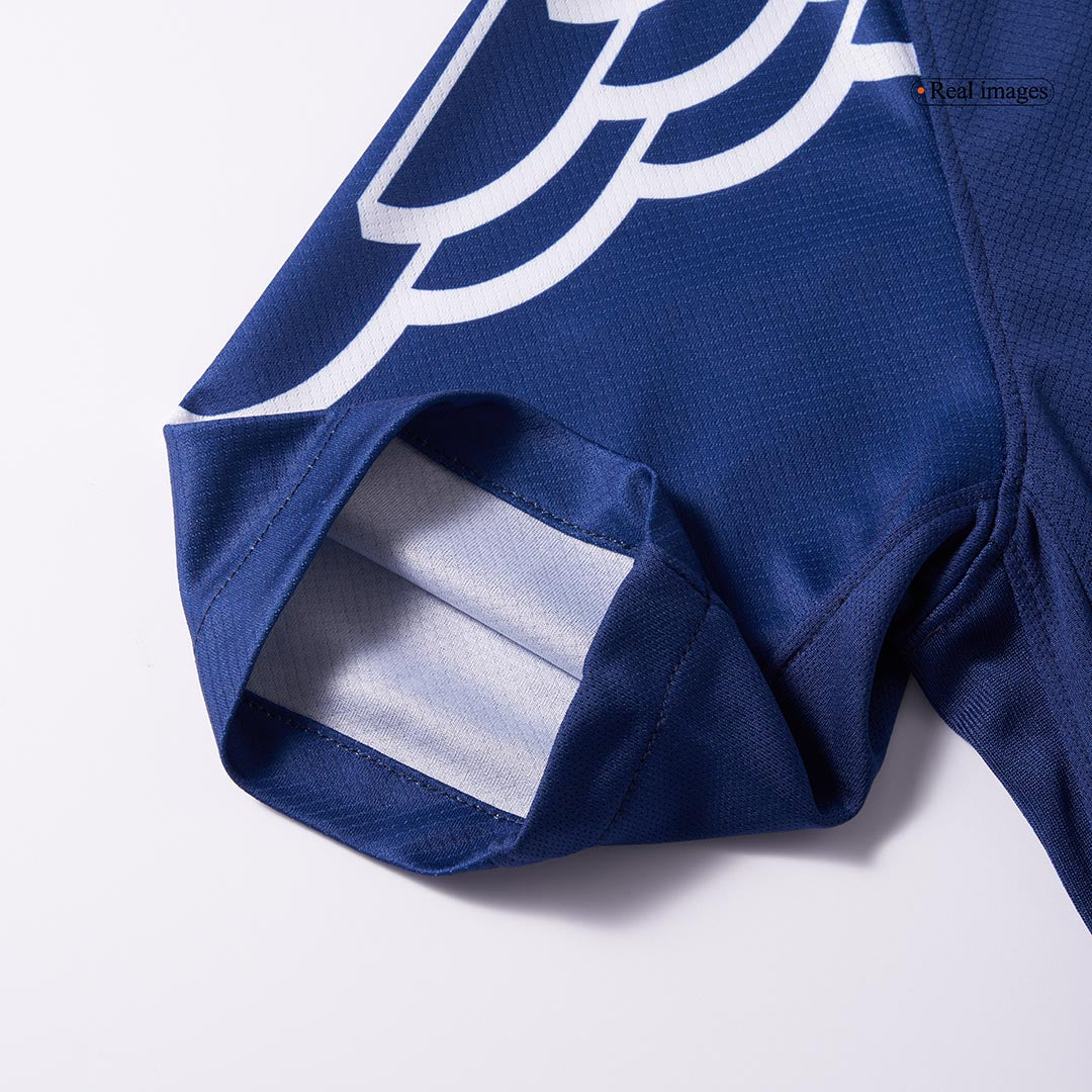 Maillot de football extérieur PSG KVARATSKHELIA #7 2024/25 Bleu marine - UCL